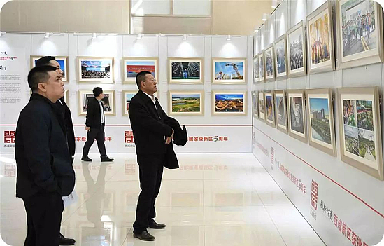 “創新·蝶變—西咸新區獲批國家級新區五周年書畫攝影作品展”在涇河新城順利舉辦