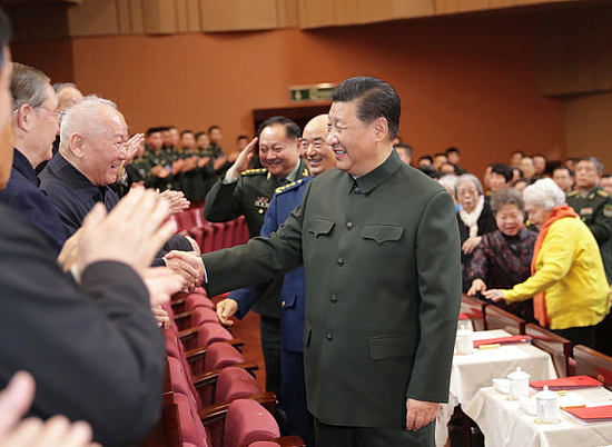 習近平向全軍老同志祝賀新春