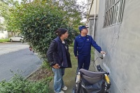 渭城街道消防所聯合綜治網格員開展電動車專項整治