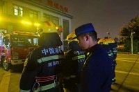 西咸新區消防救援支隊昆明池小型站組織開展夜間緊急拉動